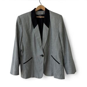 Vintage Chad Stevens Made in USA Houndstooth Blazer Jacket Size 18